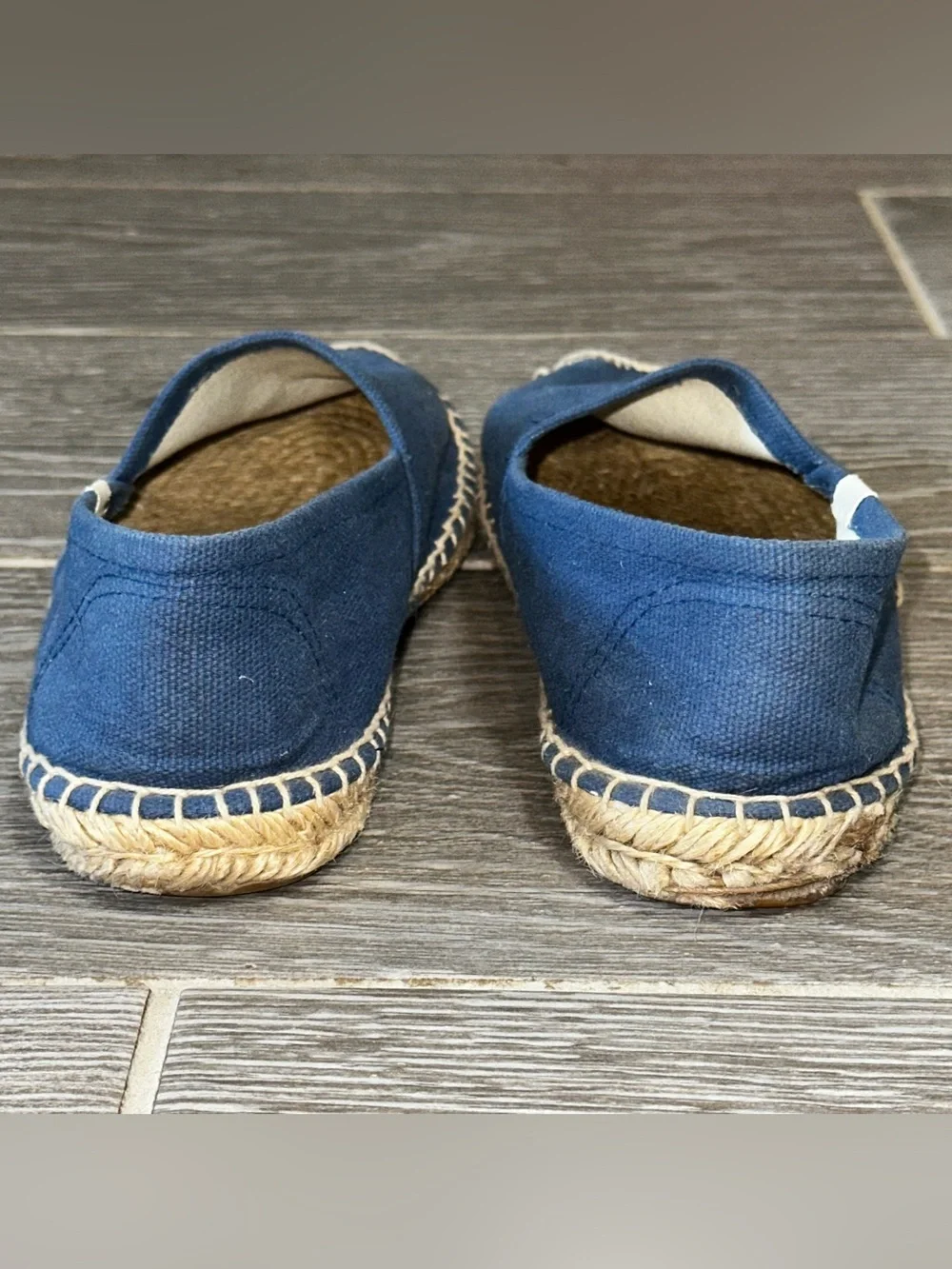 Soludos Navy Canvas Slip-On Espadrilles